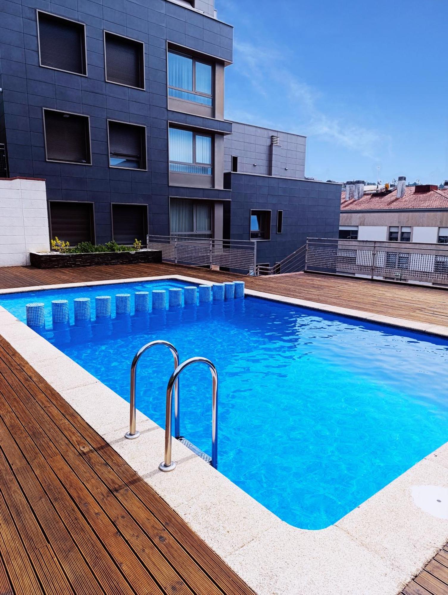 Atico Chill-Out De Lujo Con Piscina Y Parking Gratis Apartment Vigo Exterior photo
