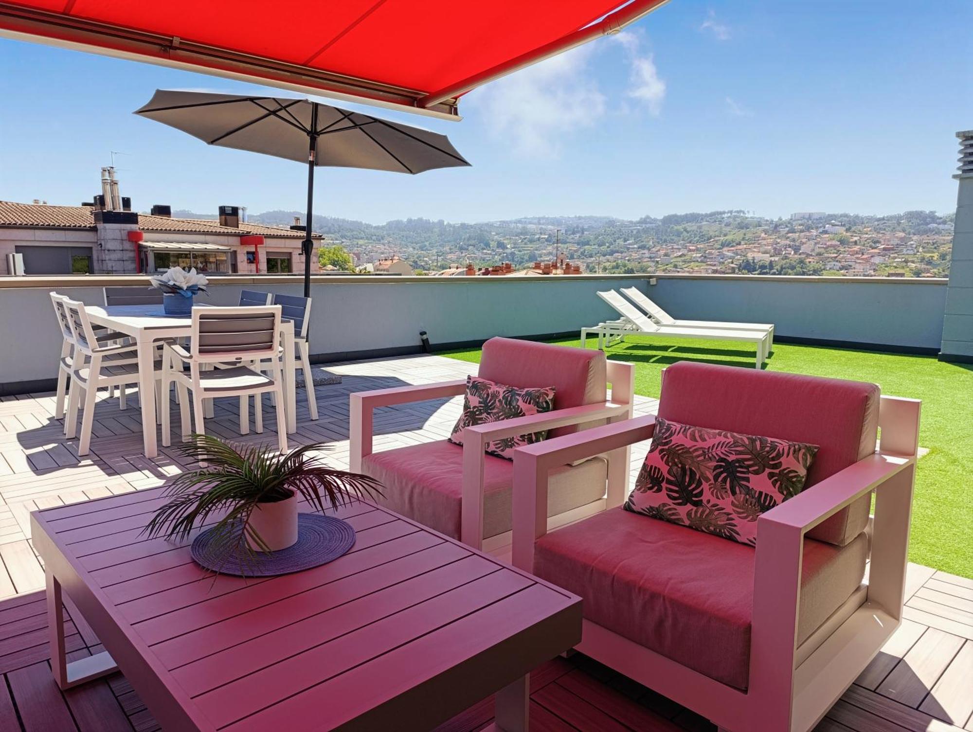 Atico Chill-Out De Lujo Con Piscina Y Parking Gratis Apartment Vigo Exterior photo